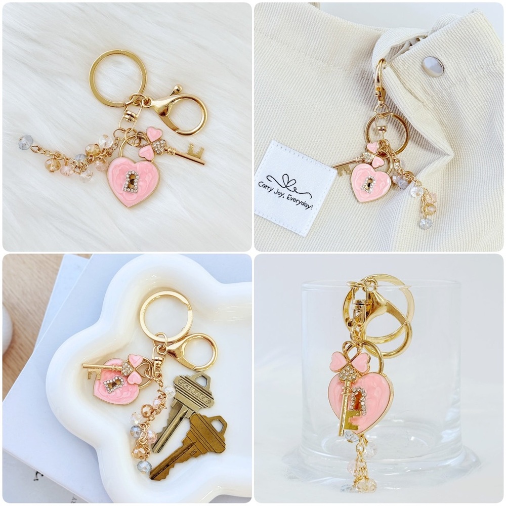 Heart Lock Keychain - Picture 6 of 6